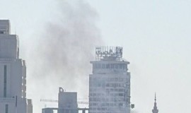 دمشق.. انفجارات قرب مقر إقامة الرئيس الفرنسي تزامناً مع زيارته